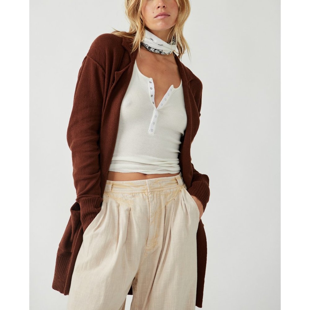 Brown Free People Sweater